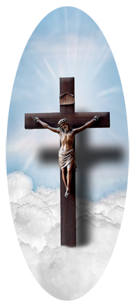 Crucifix Clouds Blue